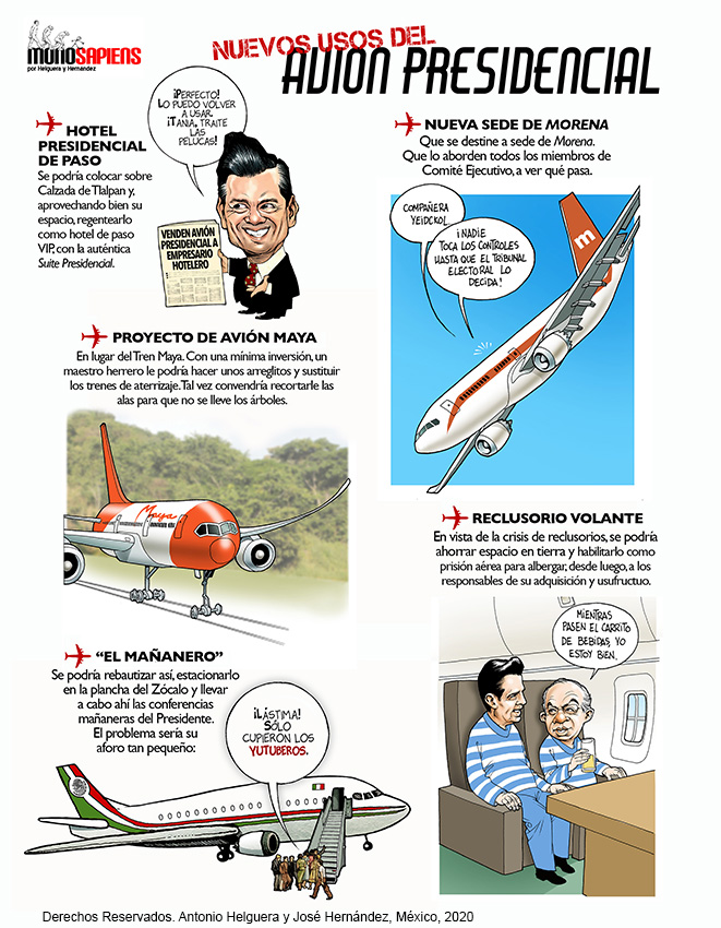 Nuevos usos del avión presidencial